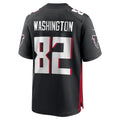 A.Falcons #82 Casey Washington Black Jermy Team Game Jersey