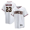 Arizona Diamondbacks #23 Zac Gallen Player White Jermy Home Game Stitched Jerseys