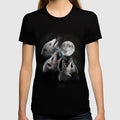 Opossum Moon Crew Neck Short Sleeve Summer T-Shirts
