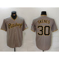 Pittsburgh Pirates #30 Paul Skenes Grey Jermy Stitched Jersey
