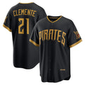 Pittsburgh Pirates #21 Roberto Clemente Black Jermy 2026 City Connect Stadium Jersey
