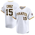 Pittsburgh Pirates #15 Oneil Cruz White Jermy Home Limited Player Jersey
