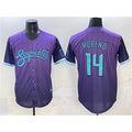 Arizona Diamondbacks #14 Gabriel Moreno Purple Jermy 2025 City Connect Limited Stitched Jersey