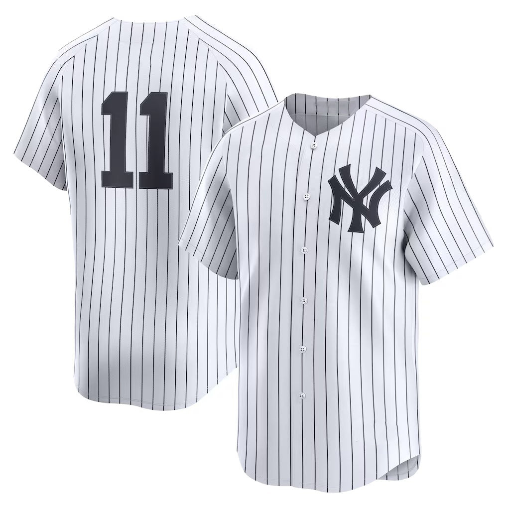 New York Yankees #11 Anthony Volpe White Jermy Home Limited Player Jersey
