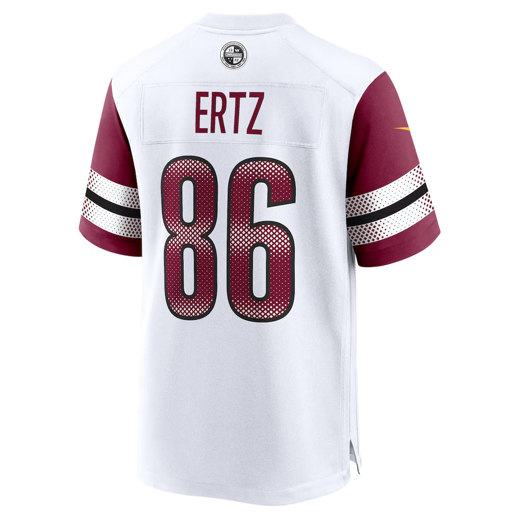 W.Commanders #86 Zach Ertz White Jermy Game Jersey