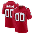 Custom A.Falcons Red Jermy Game Jersey