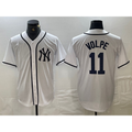 New York Yankees #11 Anthony Volpe White Jermy Fashion Cool Base Jersey
