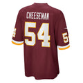 W.Football Team #54 Camaron Cheeseman Burgundy Jermy Game Jersey