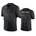 Custom B.Bills Active Player Black Jermy Reflective Limited Stitched Jersey
