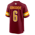W.Commanders #6 Noah Igbinoghene Burgundy Jermy Team Game Jersey
