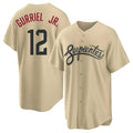 Arizona Diamondbacks #12 Lourdes Gurriel Jr Player Tan Jermy City Connect Home Game Stitched Jerseys