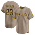 San Diego Padres #23 Fernando Tatis Jr. Khaki Jermy Alternate Limited Player Jersey