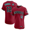 Arizona Diamondbacks #12 Lourdes Gurriel Jr Player Red Jermy Limited Elite Home Game Stitched Jerseys
