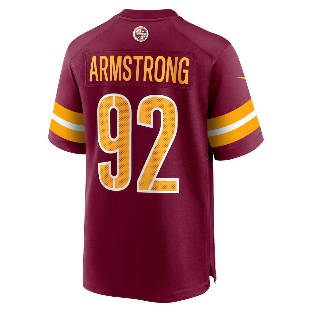 W.Commanders #92 Dorance Armstrong Burgundy Jermy Game Jersey