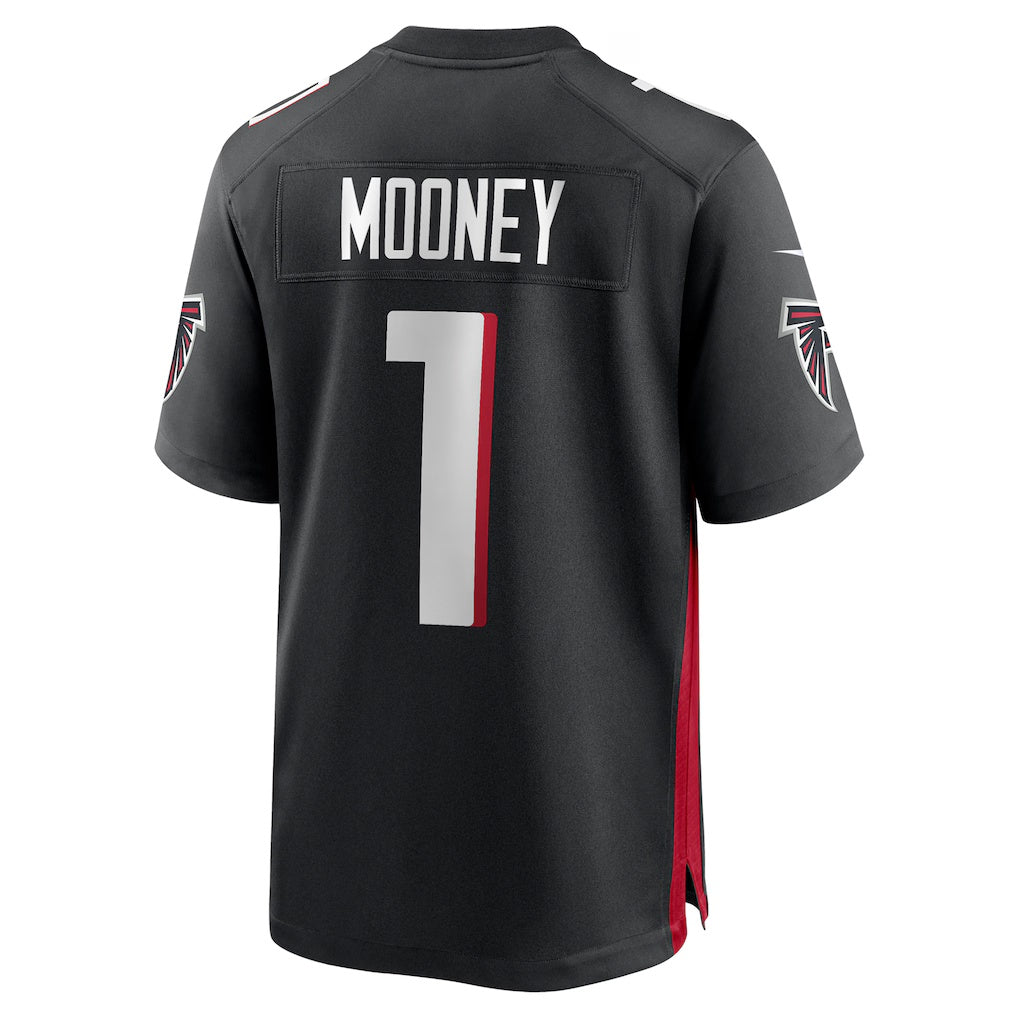 A.Falcons #1 Darnell Mooney Black Jermy Team Game Jersey