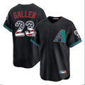 Arizona Diamondbacks #23 Zac Gallen Player Black Jermy USA 250 Fourth of July Home Game Stitched Jerseys