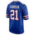 B.Bills #21 Davison Igbinosun Royal Jermy Team Game Jersey