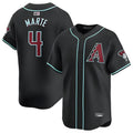 Arizona Diamondbacks #4 Ketel Marte Player Black Jermy Limited Home Game Stitched Jerseys