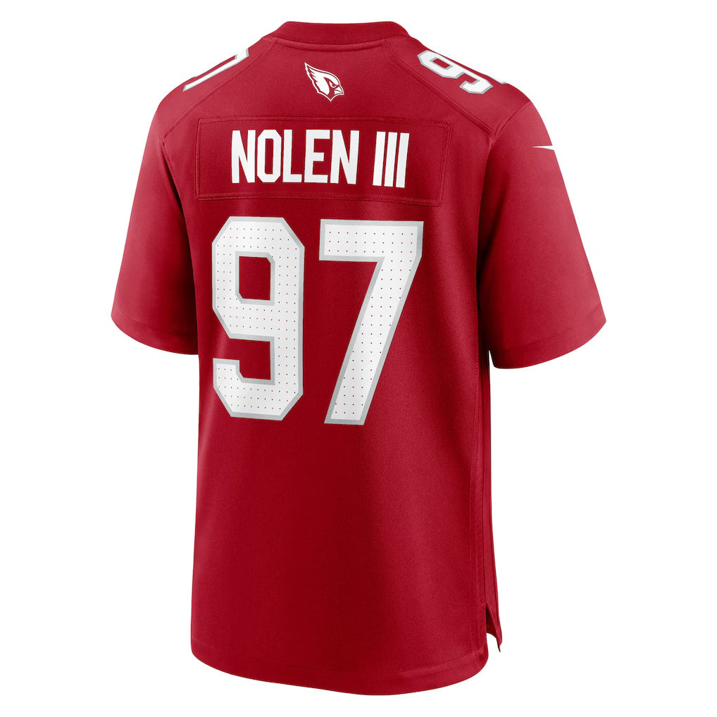 A.Cardinals #97 Walter Nolen Cardinal Jermy 2025 active First Round Pick Game Jersey