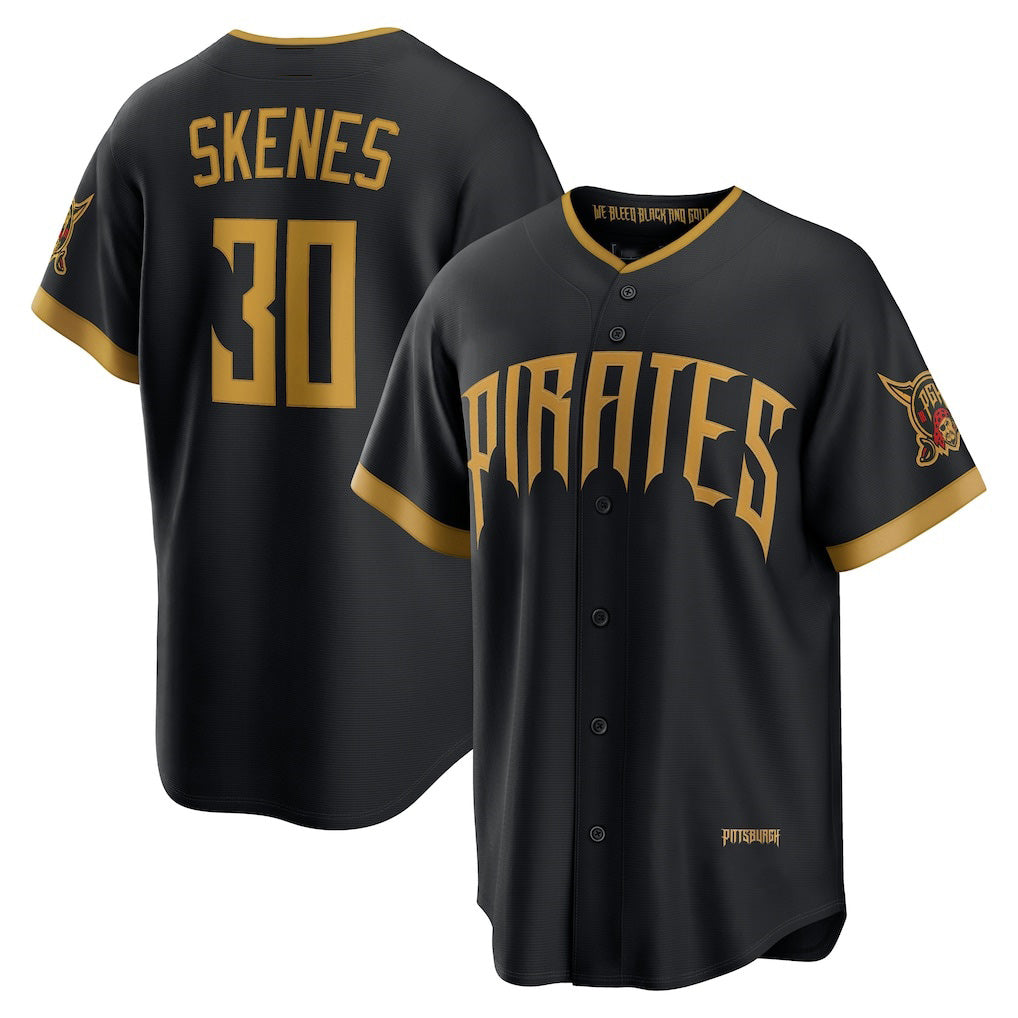 Pittsburgh Pirates #30 Paul Skenes Black Jermy 2026 City Connect Stadium Jersey