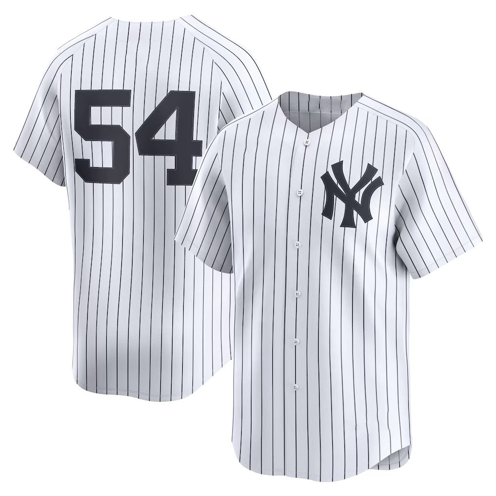 New York Yankees #54 Max Fried White Jermy Home Limited Player Jersey