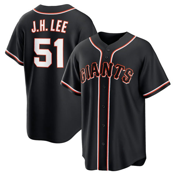 San Francisco Giants #51 Jung Hoo Lee Black Jermy Out Stitched Jersey