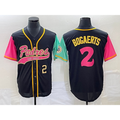 San Diego Padres #2 Xander Bogaerts Number Black Jermy NEW 2023 City Connect Cool Base Stitched Jersey