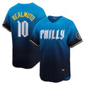 Philadelphia Phillies #10 J.T. Realmuto Blue Jermy 2024 City Connect Limited Player Jersey