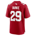 A.Cardinals #29 Denzel Burke Cardinal Jermy Team Game Jersey