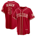 Texas Rangers #5 Corey Seager Red Jermy 2026 City Connect Stadium Jersey