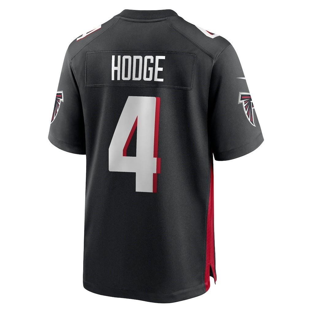 A.Falcons #4 KhaDarel Hodge Black Jermy Team Game Jersey