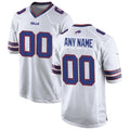 Custom B.Bills White Jermy Game Jersey