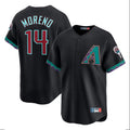 Arizona Diamondbacks #14 Gabriel Moreno Player Black Jermy Fashion Out Home Game Stitched Jerseys