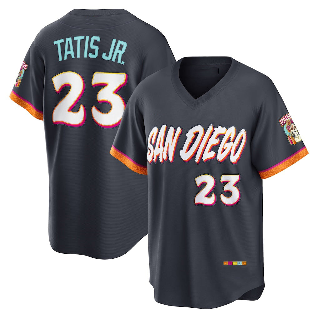San Diego Padres #23 Fernando Tatis Jr. Obsidian Jermy 2026 City Connect Stadium Jersey
