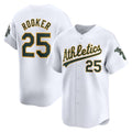 Oakland Athletics #25 Brent Rooker White Jermy Home Limited Player Jersey