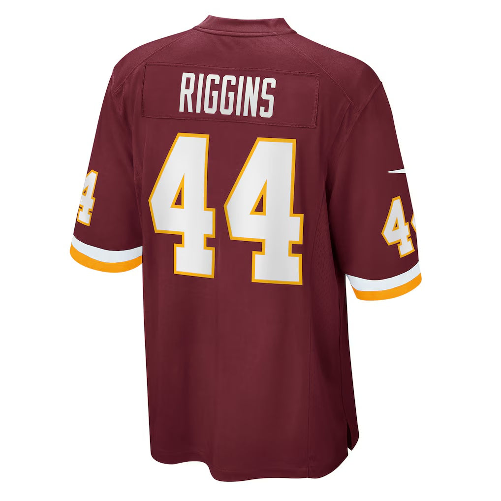 W.Football Team #44 John Riggins Burgundy Jermy Retired Player Jersey