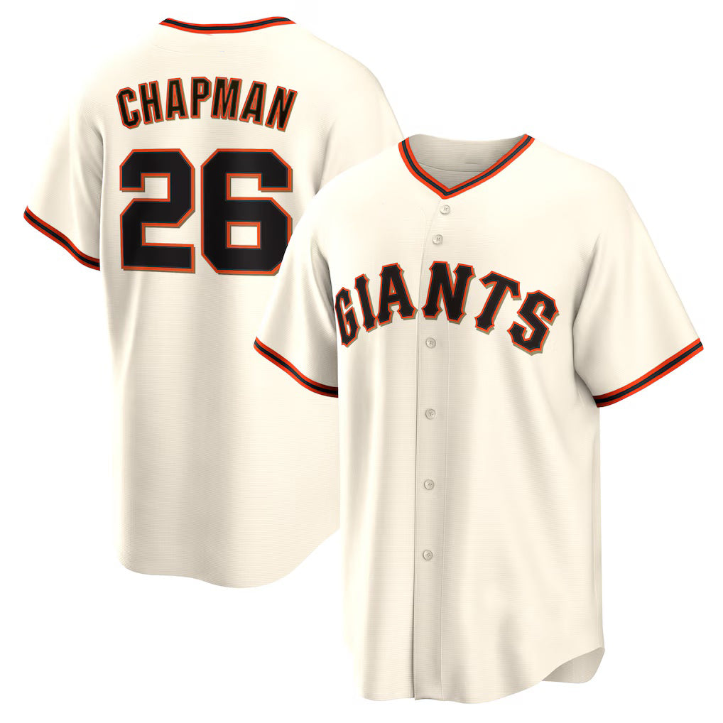 San Francisco Giants #26 Matt Chapman Cream Jermy Home Replica Jersey