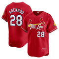 St. Louis Cardinals #28 Nolan Arenado Red Jermy 2024 City Connect Limited Player Jersey