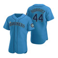 Seattle Mariners #44 Julio Rodr¨ªguez Royal Jermy Flex Base Stitched Jersey