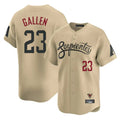 Arizona Diamondbacks #23 Zac Gallen Player Tan Jermy City Connect Limited Home Game Stitched Jerseys