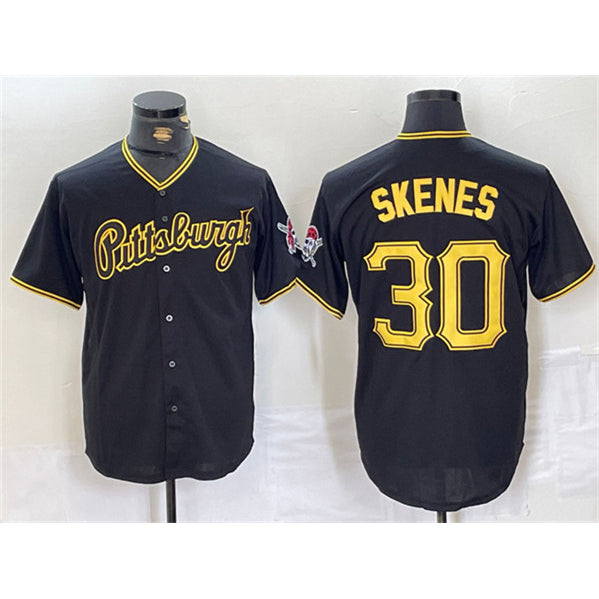 Pittsburgh Pirates #30 Paul Skenes Black Jermy Stitched Jersey