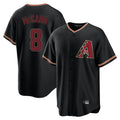 Arizona Diamondbacks #8 James McCann Player Black Jermy Limited Home Stitched Jerseys