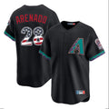 Arizona Diamondbacks #28 Nolan Arenado Player Black Jermy USA 250 Fourth of July Home Game Stitched Jerseys