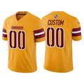 Custom W.Commanders 2022 Gold Jermy Vapor Untouchable Stitched Jersey