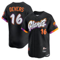 San Francisco Giants #16 Rafael Devers Black Jermy 2025 City Connect Limited Player Jersey