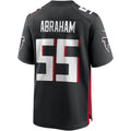 A.Falcons #55 John Abraham Black Jermy Game Retired Player Jersey