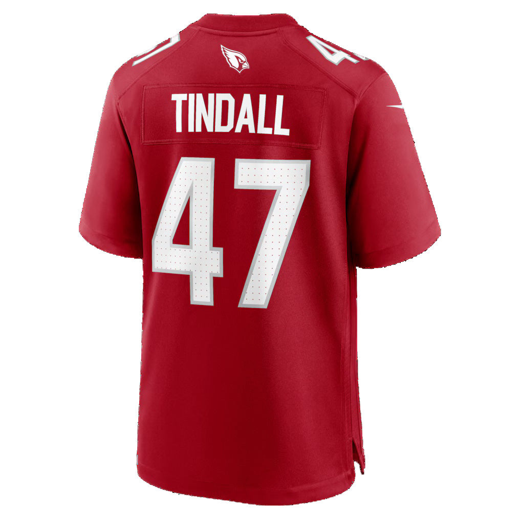A.Cardinals #47 Channing Tindall Jermy Cardinal Team Game Jersey