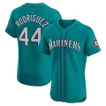 Seattle Mariners #44 Julio Rodr¨ªguez Teal Jermy Alternate Elite Jersey