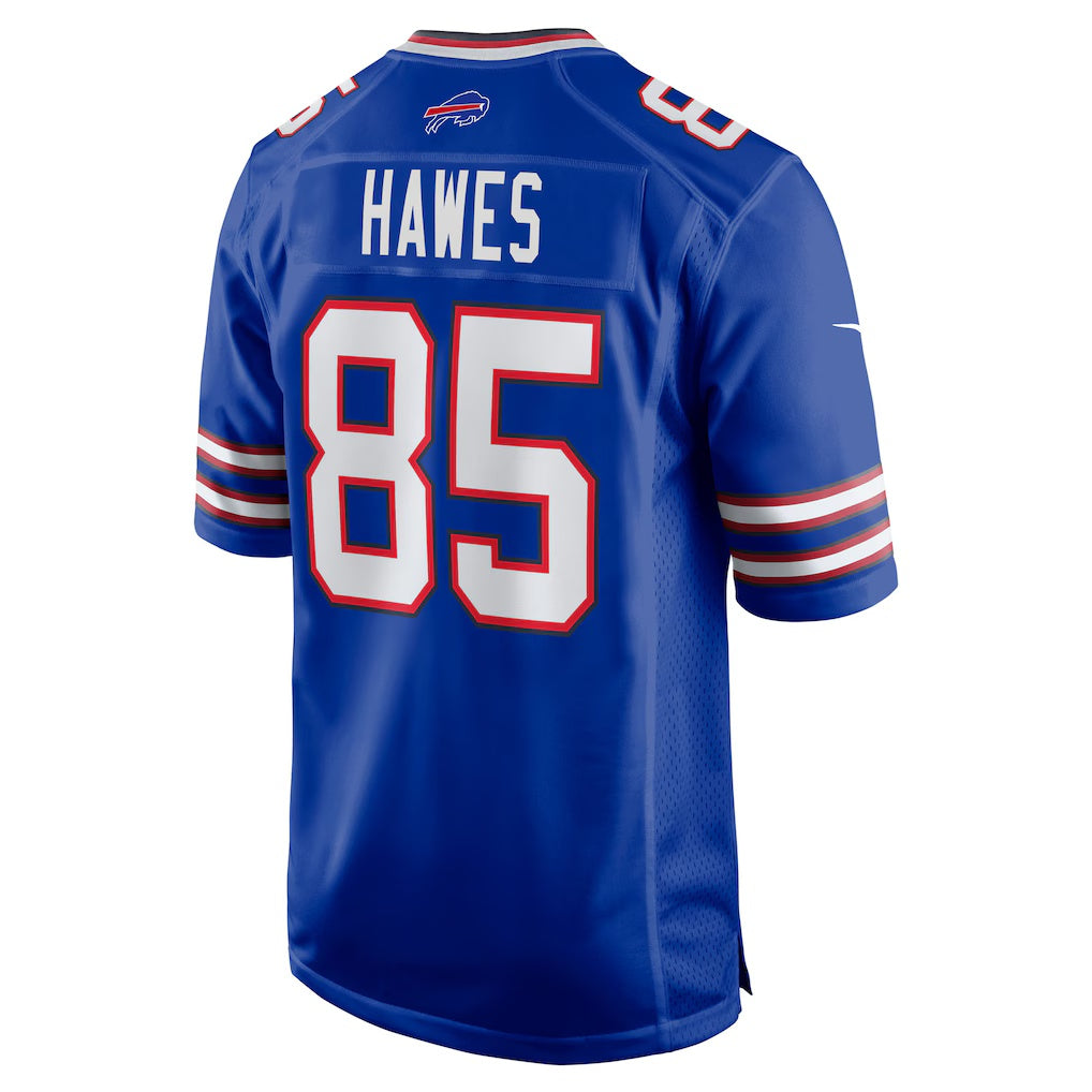 B.Bills #85 Jackson Hawes Royal Jermy Team Game Jersey