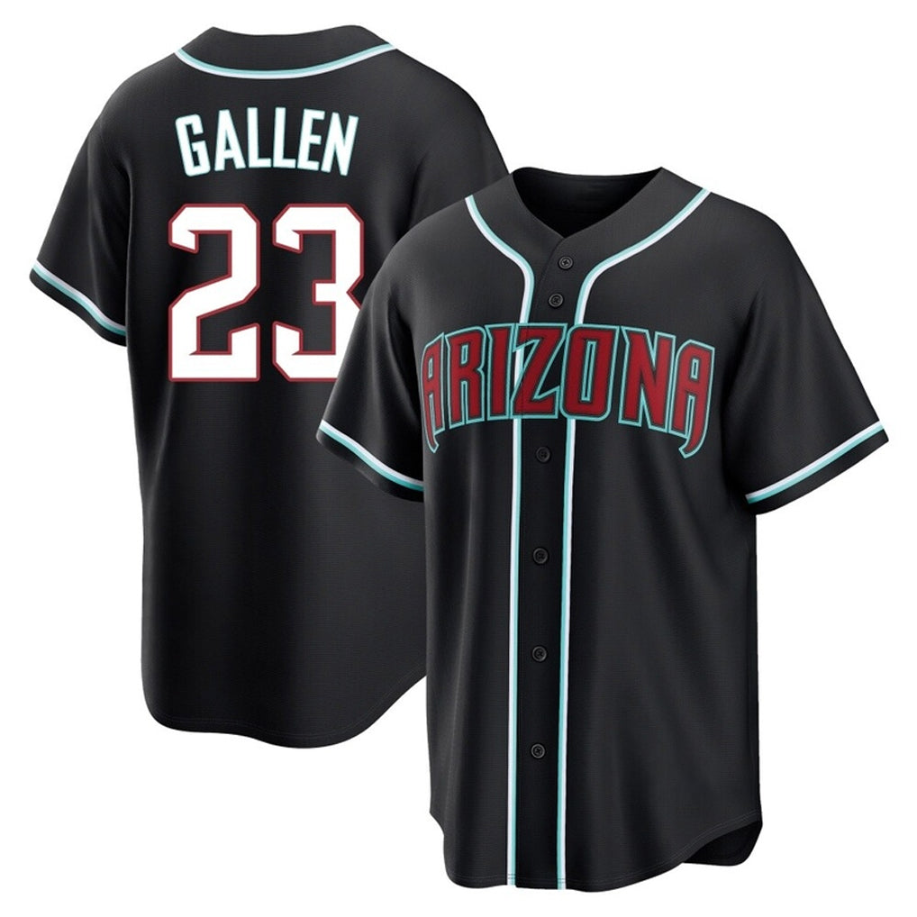 Arizona Diamondbacks #23 Zac Gallen Player Black Jermy Home Game Stitched Jerseys